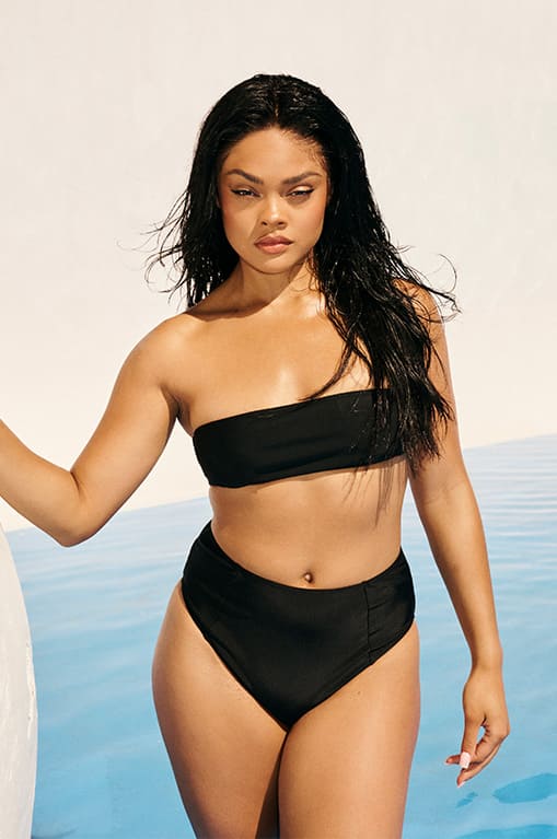 boohoo Swimwear High Waisted Bikini Bottoms